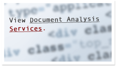 View Document Analysis Services
